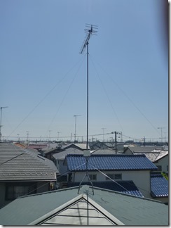 行田市西新町I様 アンテナ工事完了。
