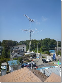 熊谷市小江川K様 アンテナ工事完了。