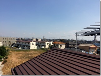 鴻巣市鎌塚T様 東京スカイツリー方向の景色。