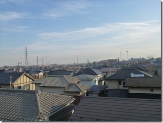 北本市中丸M様 東京スカイツリー方向の景色(完了)。