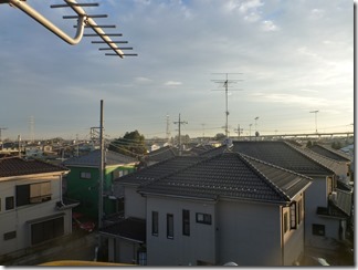 久喜市北青柳K様 東京スカイツリー方向の景色。
