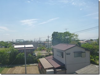 鴻巣市関新田T様 東京スカイツリー方向の景色(完了)。
