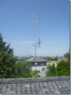 鴻巣市関新田T様 アンテナ工事完了。